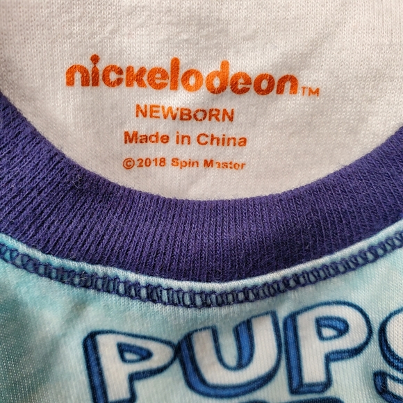 10) NICKELODEON Paw Patrol Newborn tank top Sz. Newborn - Picture 2 of 3